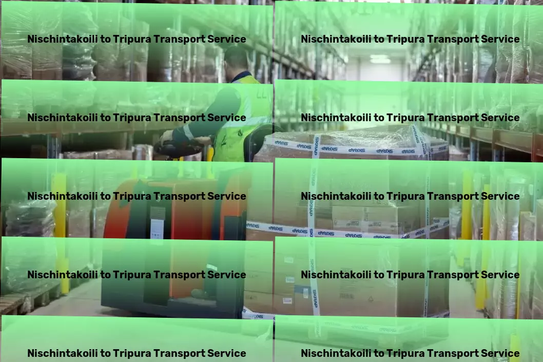 Nischintakoili to Tripura Transport Large-scale courier services