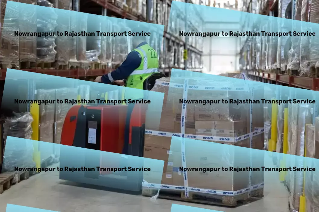 Nowrangapur to Rajasthan Transport Bulk transport services