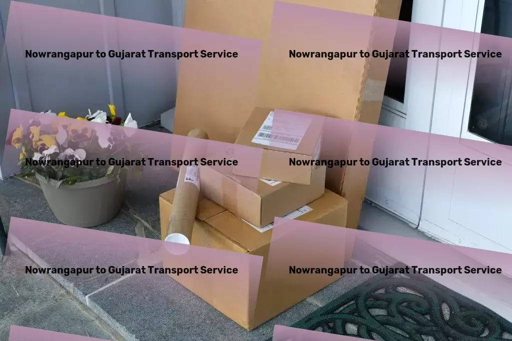 Nowrangapur to Gujarat Transport Optimize your logistics in the Indian terrain! - Local goods shipment solutions