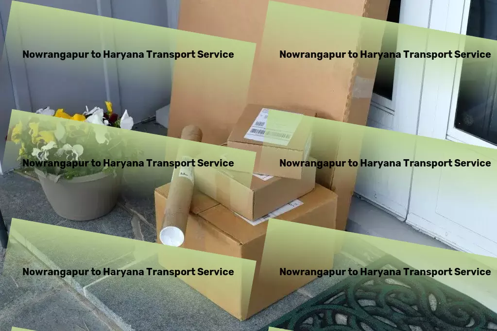 Nowrangapur to Haryana Transport Fast goods shipping solutions