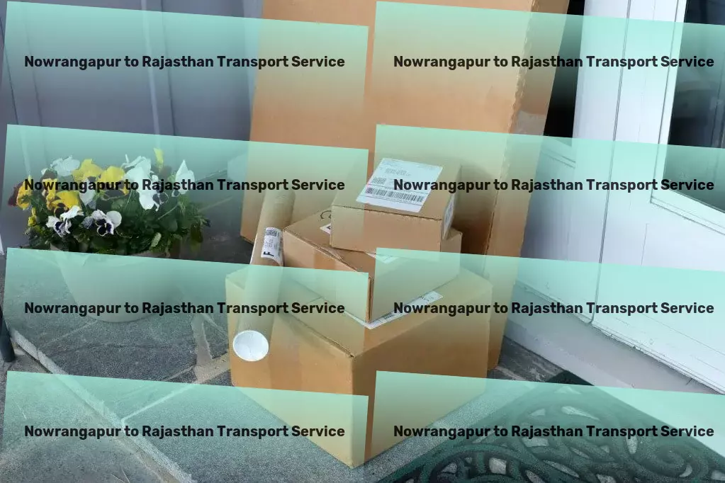 Nowrangapur to Rajasthan Transport Personalized goods shipment