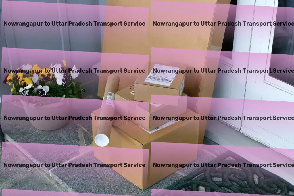 Nowrangapur to Uttar Pradesh Transport End-to-end cargo solutions