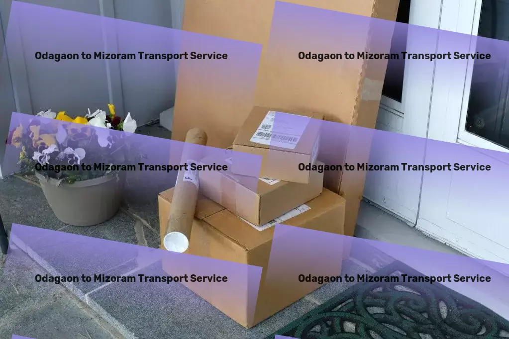 Odagaon to Mizoram Transport Express goods forwarding