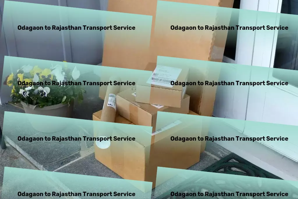 Odagaon to Rajasthan Transport Nationwide logistics solutions