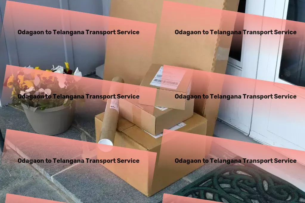 Odagaon to Telangana Transport Local courier solutions