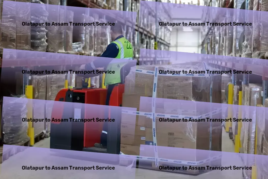 Olatapur to Assam Transport National package services