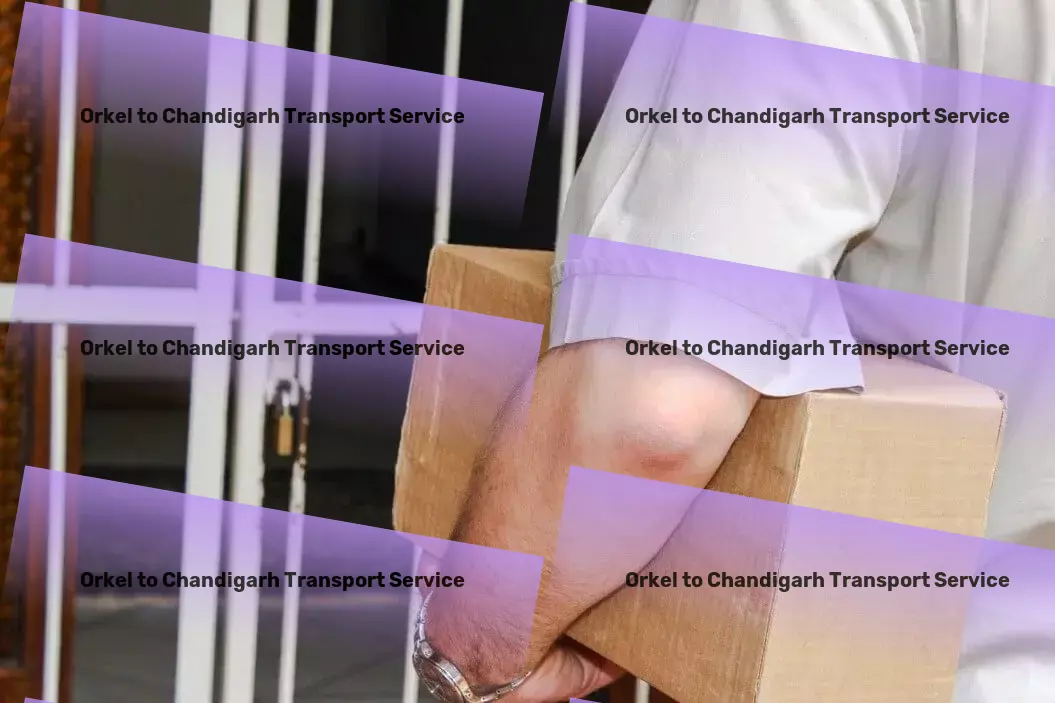 Orkel to Chandigarh Transport Professional transport services