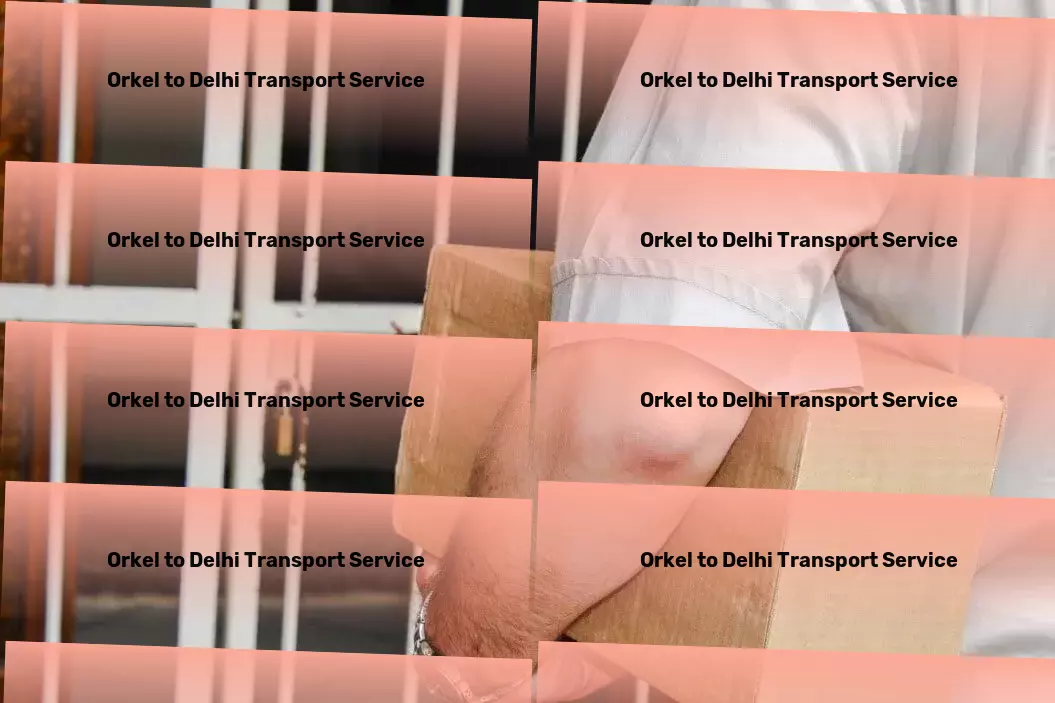 Orkel to Delhi Transport Door to door delivery