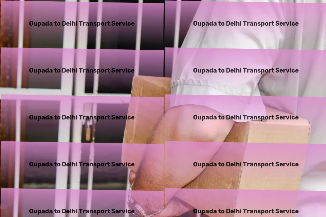 Oupada to Delhi Transport Cargo transport services