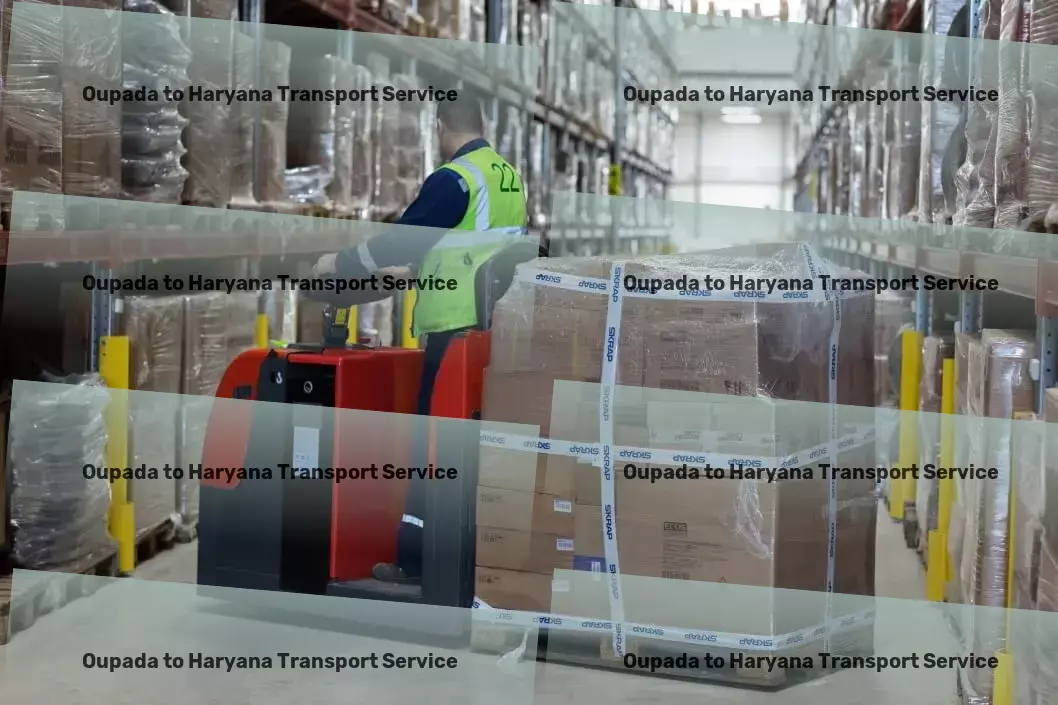 Oupada to Haryana Transport Local goods forwarding services