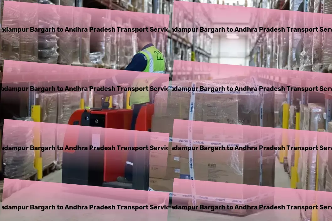 Padampur Bargarh to Andhra Pradesh Transport Door-to-door goods shipment