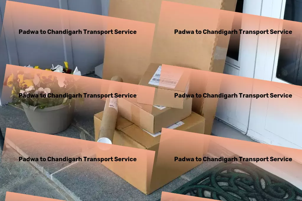 Padwa to Chandigarh Transport Express household logistics