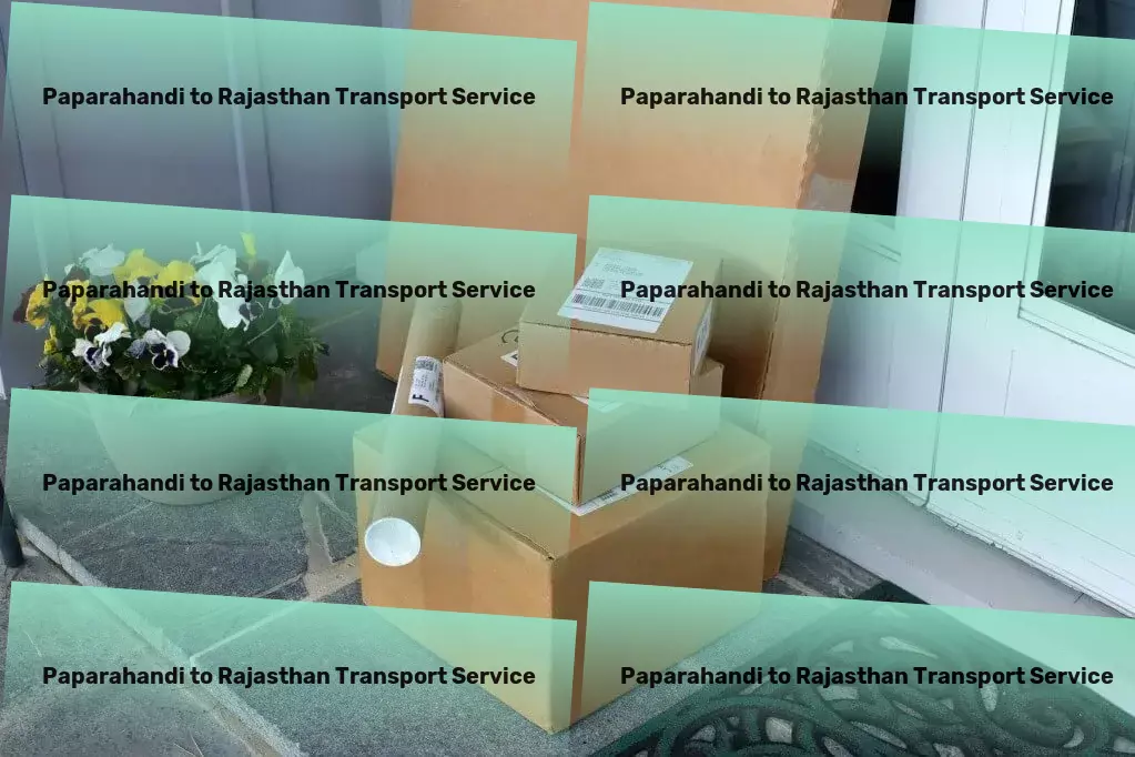 Paparahandi to Rajasthan Transport Exceptional logistics support within the Indian market! - Specialized parcel delivery